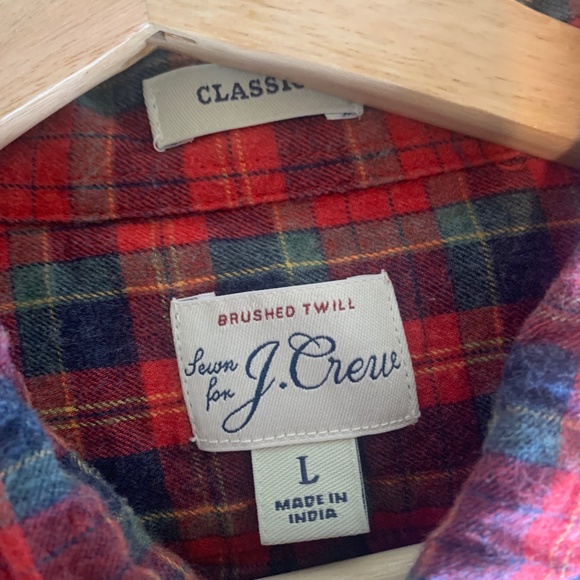 J. Crew Brushed Twill Button Down Shirt (L) - Picture 3 of 3